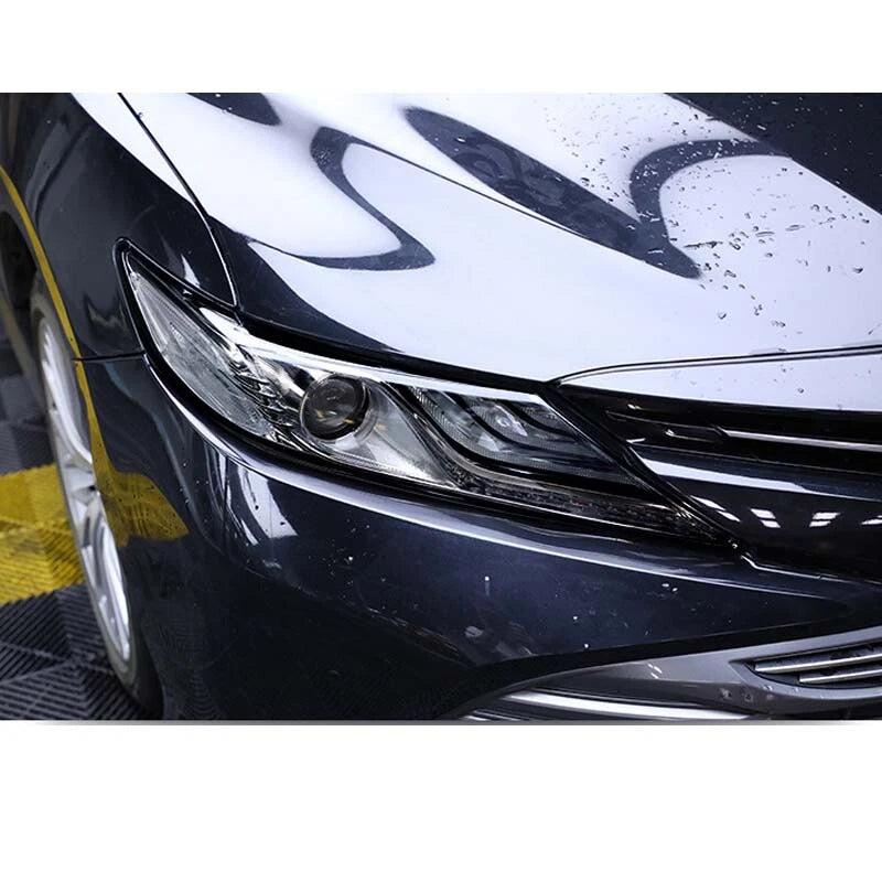 For Camry 2018-2019 SMOKY NOIR TPU Headlight Sticker Protect Film Cover