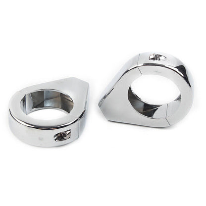 39mm Chrome Fork Clamp Turn Signal Clamps  for Harley Softail