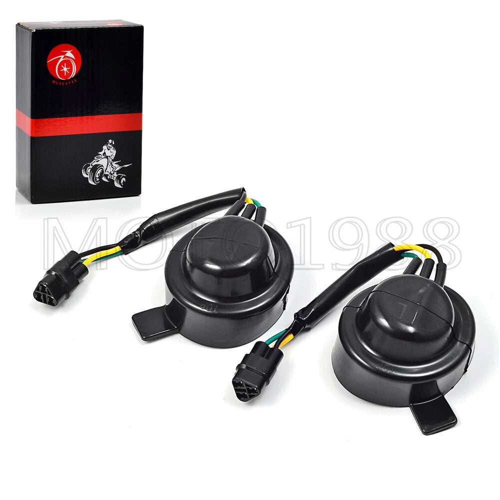 PAIR HEADLIGHT SOCKET CORDS WIRES for YAMAHA YFM YFZ 450,RAPTOR YFM 250 350 700
