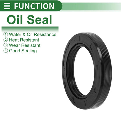 Oil Seal 50x75x12mm Seal Ring Rotary Shaft NBR Rubber Black for Vehicle