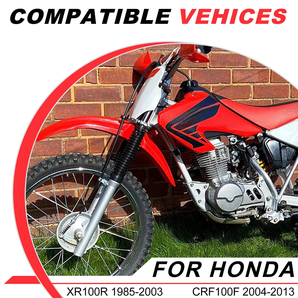 Drive Sprocket Chain w/ Bolts for Honda XR100R/CRF100F
