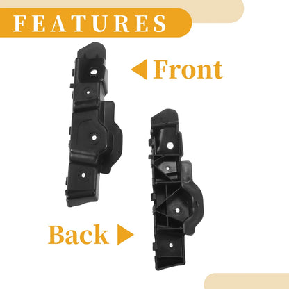 LH RH Side 1 Pair Bumper Support Bracket for Chevrolet Malibu (2013-2015)