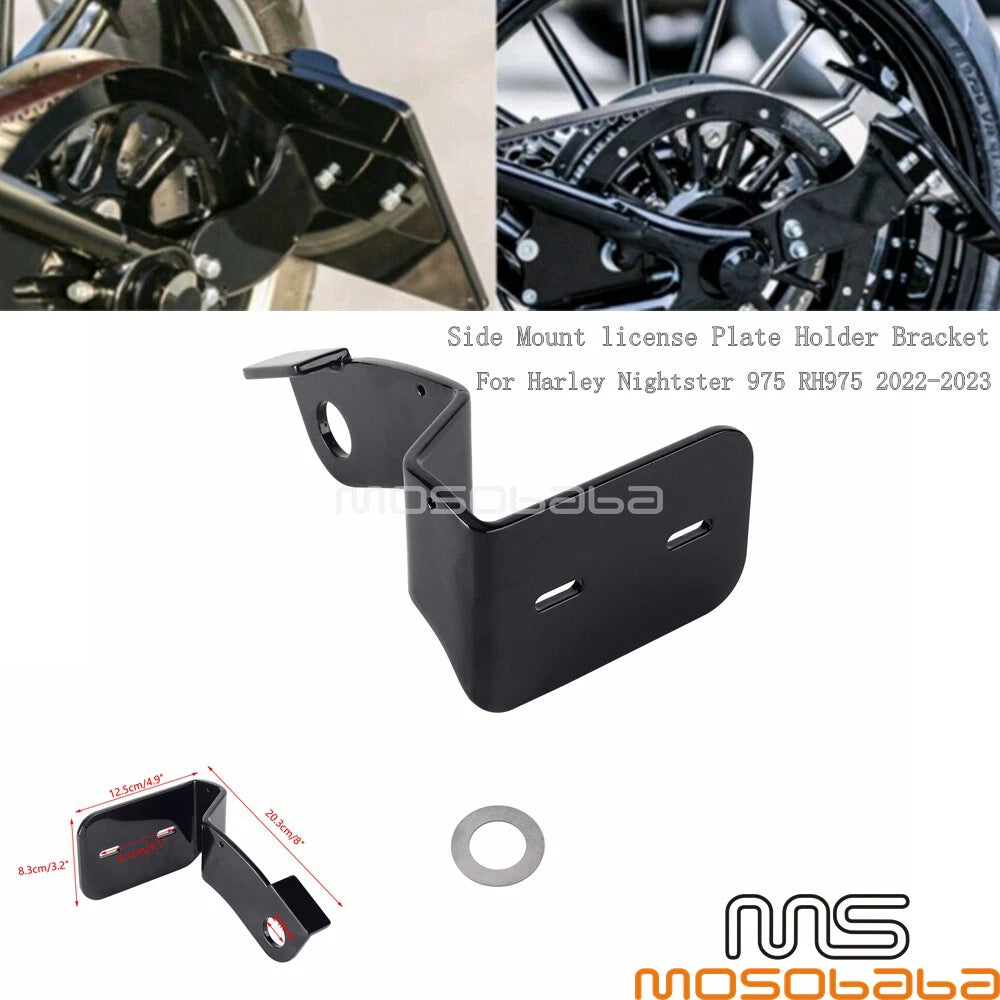 Side Mount License Plate Bracket for Harley Nightster 975 (2022-2023)