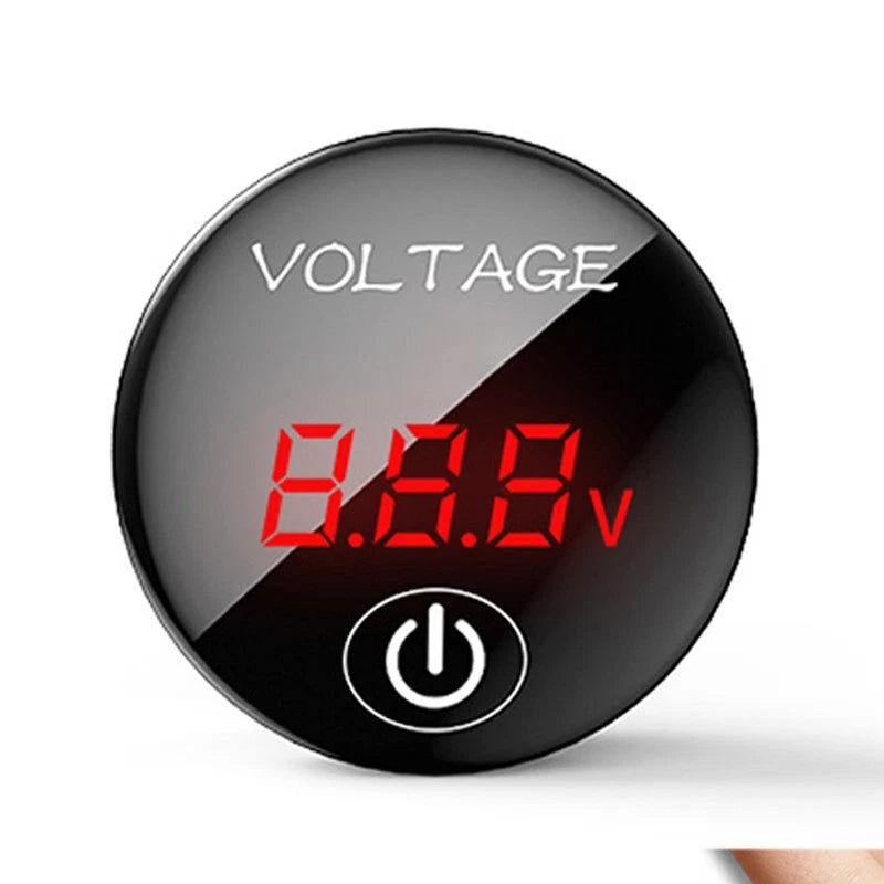 1x Touchscreen Digital LED Voltmeter Gauge for Car Panel Meter