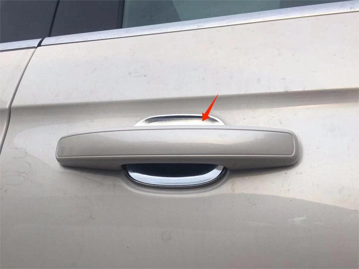 Chrome Door Handle Bowl Lid Cover Trim for Ford Expedition (2018-2021) - 4 pcs