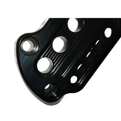 1x Front Handlebar Riser Clamp for Harley XL883/1200/48/Dyna Fat Bob (2004-2023)