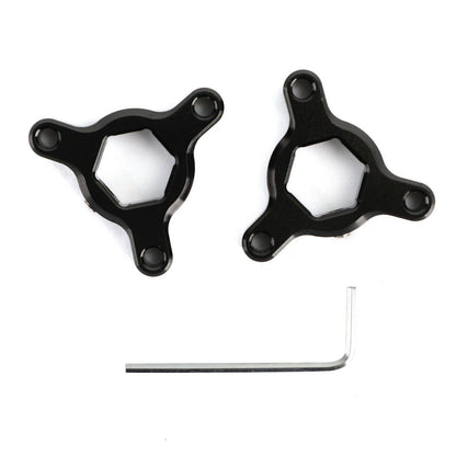 14mm Fork Adjuster Aluminium Black for Kawasaki Ninja ZX6R ZX10R ZZR1400 Z800 (2003-2023)