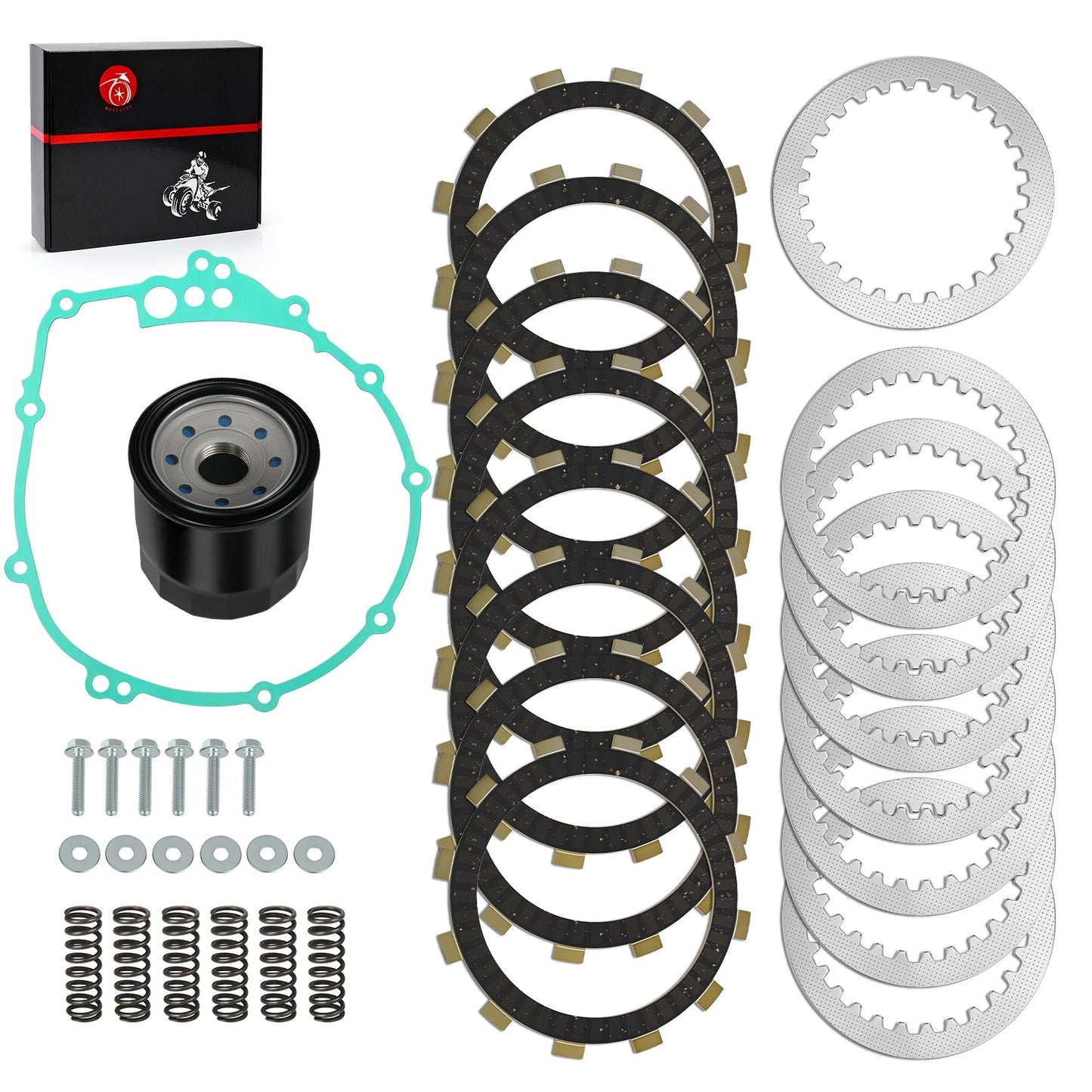 Complete Clutch Kit Springs W/Gasket for Yamaha FZ6/FZS600 (2004–2009)