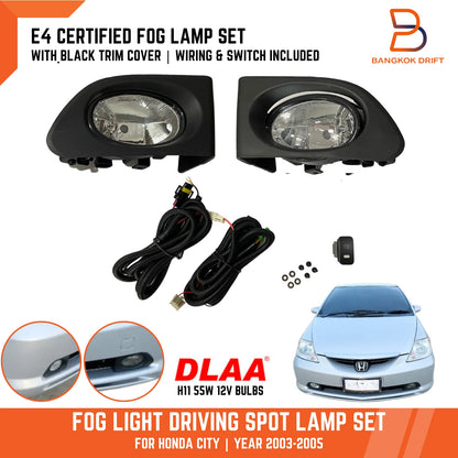Fog Lamp Driving Light H11 12V 55W for Honda City (2003-2005)