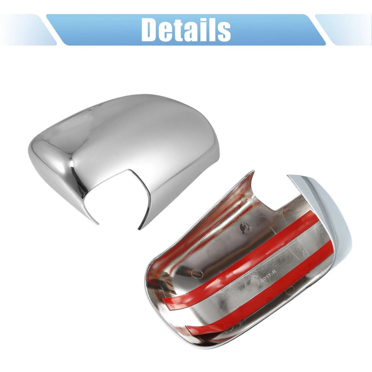 Chrome Plated Mirror Covers for Toyota Sienna (2011-2023) - 1 Pair