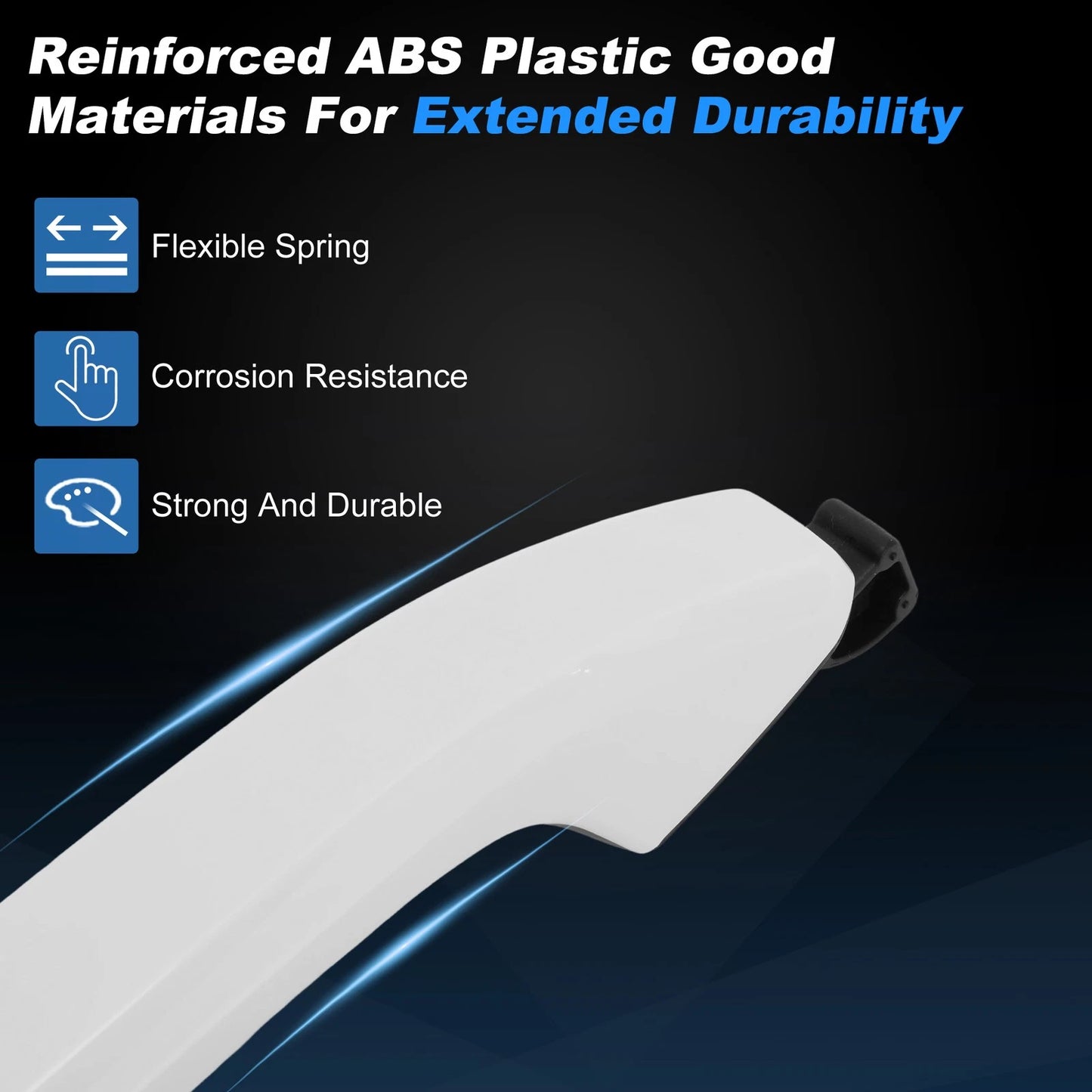 Rear Left Exterior Door Handle for Chevrolet Silverado