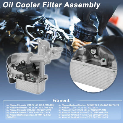 Engine Oil Filter Housing for Nissan Primastar X83 (2001-2019)