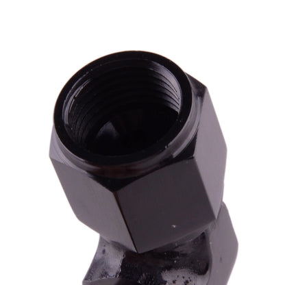 6AN Female to 3/8 & 5/16 Barb Fitting Adapter 90 Degree for Hot Aluminum