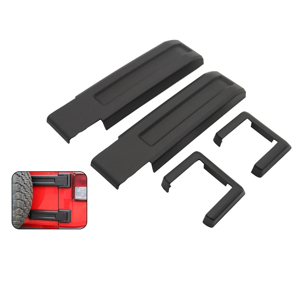 Tailgate Door Hinge Cover Trim for 2007-2018 Jeep Wrangler JK (2007-2018)