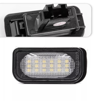 2PCS White LED Rear License Plate Light Bulbs for Mercedes Benz W203 C230 C240