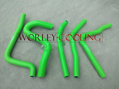 Silicone Radiator Hose for Kawasaki KX250 (1990-1993) - Green