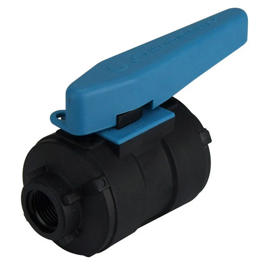 Trudesign Ball Valve SeaCock 1/2" BSP for Marine Use, Glass Reinforced