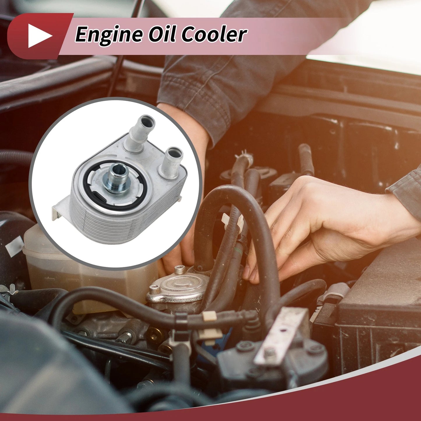 Engine Oil Cooler  (2010-2015) - 1 x Transmission Oil Cooler