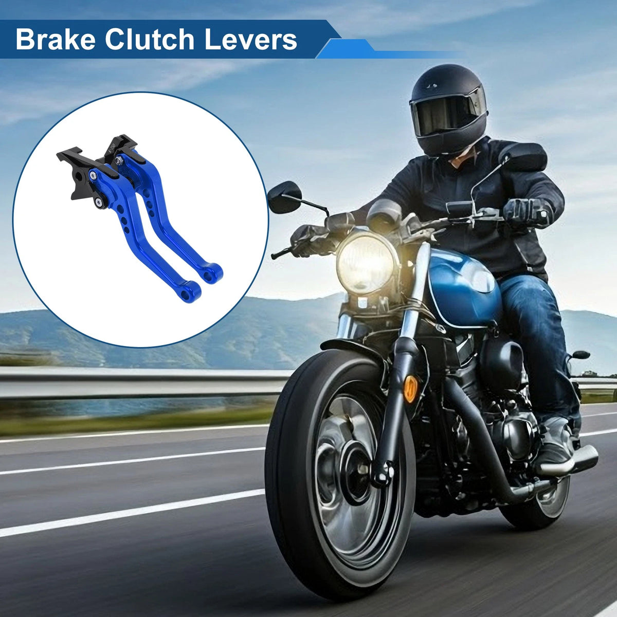 2 x 6-Position Adjustable Brake Clutch Levers for Kawasaki Z900 (2017–2024)