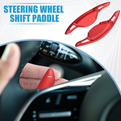 Red Steering Wheel Shift Paddle Covers for Nissan Altima (2019-2021) - 2x