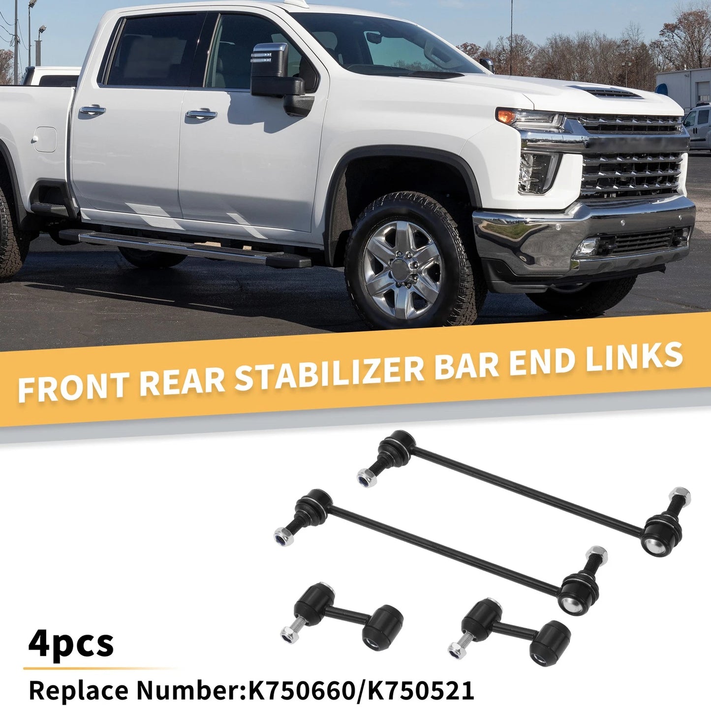 4x Front & Rear Stabiliser Sway Bar Links for Buick Regal (2012-2012)