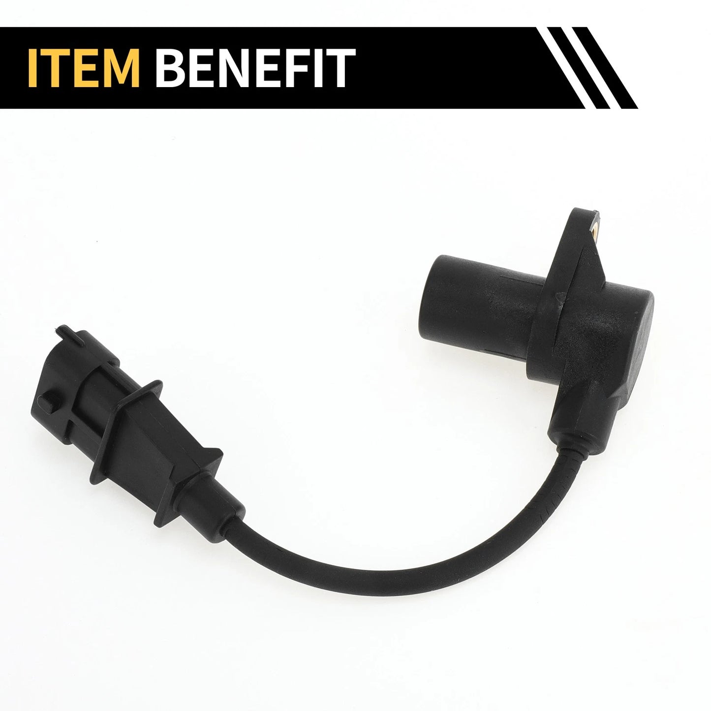 Crankshaft Position Sensor for KIA K2500 2.5 CRDi (2010) 1 Pc Black