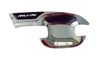 2 x Chrome Door Handle Bowl Covers for Isuzu MU-X (2021-2024)