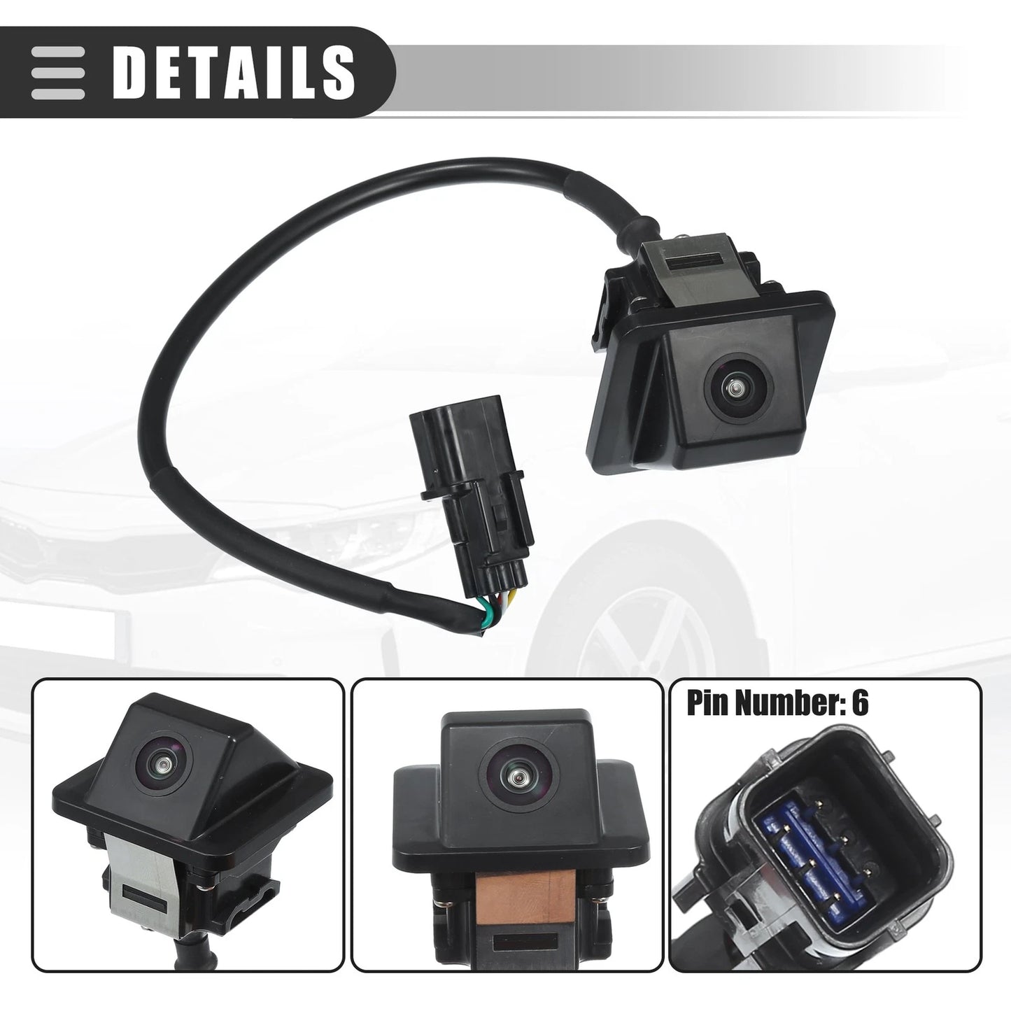 Rear View Backup Camera for Kia Optima (2014-2016)