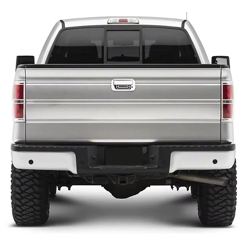 Chrome Tailgate Handle Covers for 2004-2014 Ford F150 4 Door (With Key Pad)