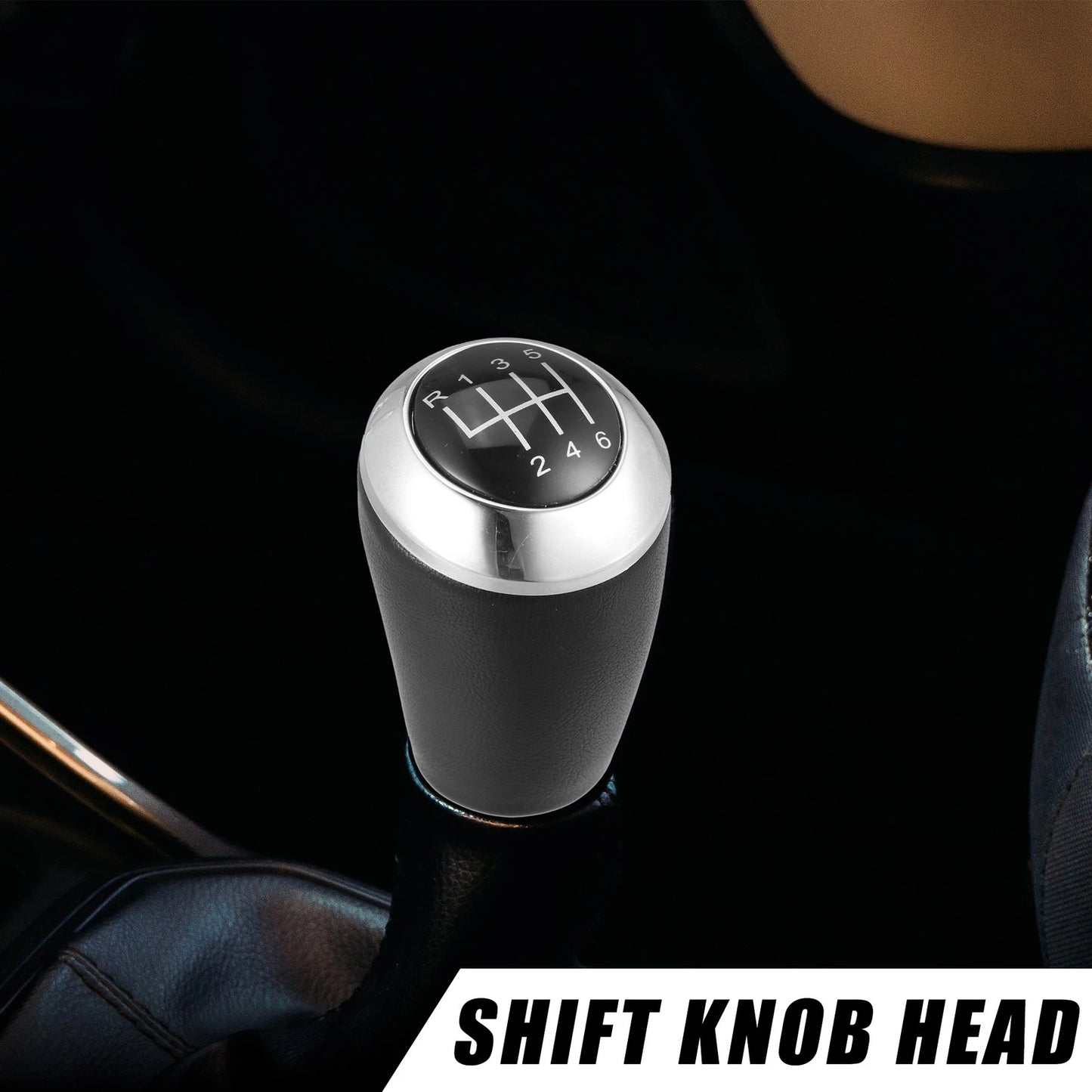 Faux Leather 6 Speed Gear Shift Knob for Mazda 6 (2007-2012)
