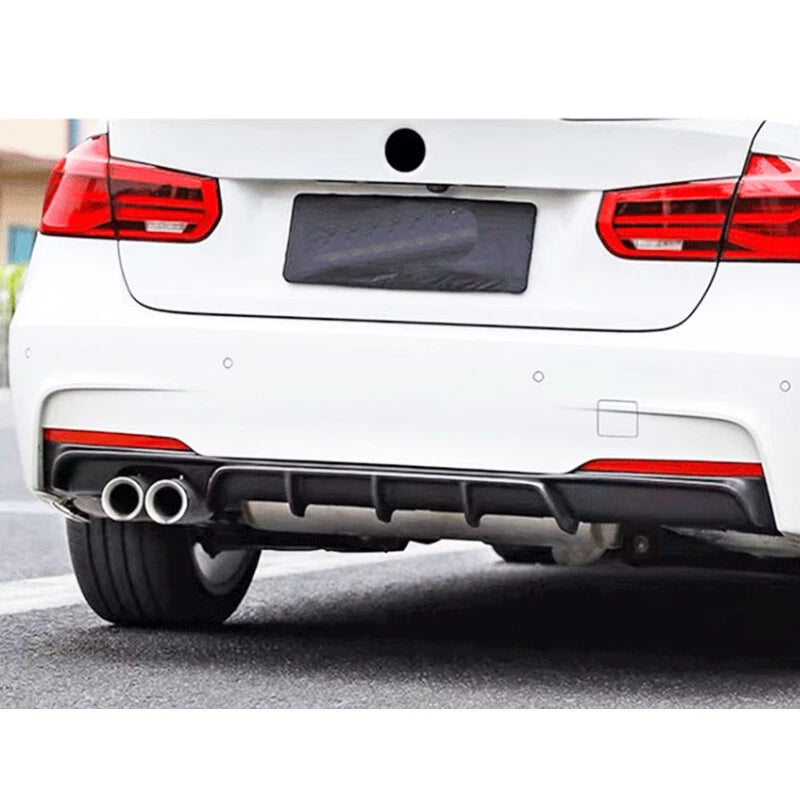 Rear Bumper Diffuser Lip Carbon Look for BMW F30 F31 320i 325i 328i M Sport