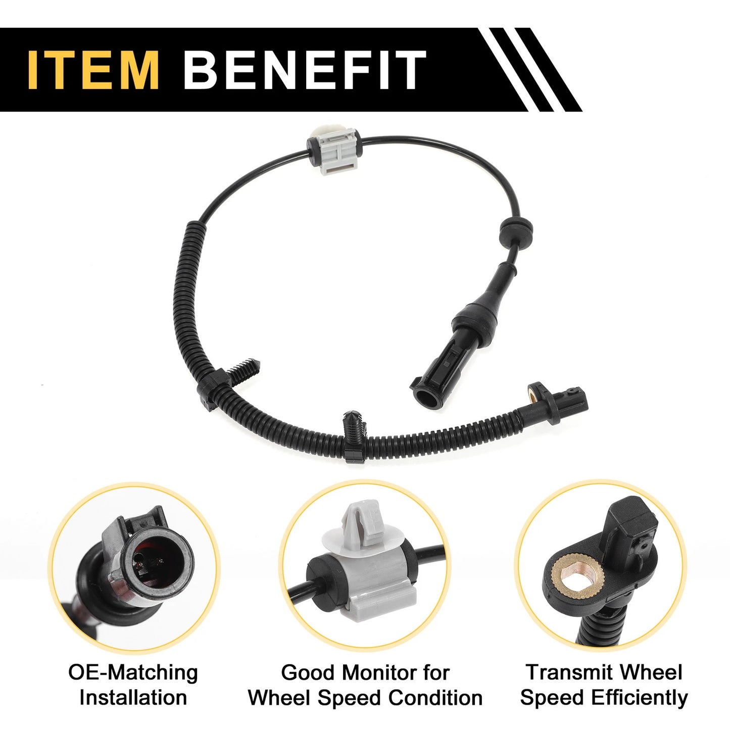 ABS Wheel Speed Sensor Set for Ford (2011-2014) - 1 x Rear Left Sensor