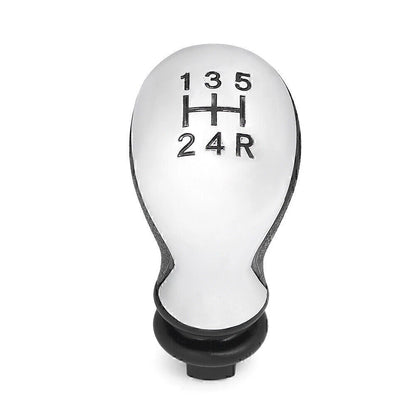 Silver 5 Speed Gear Shift Knob for Citroen C5, Xsara Picasso (2001-2008)