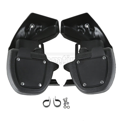 Black Lower Vented Leg Fairing for Harley Touring Tri Street Glide (1983-2013)