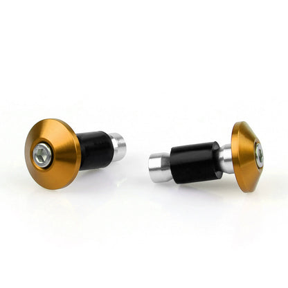 7/8" Gold Bar Ends Handlebar Weights for Scooter Moped