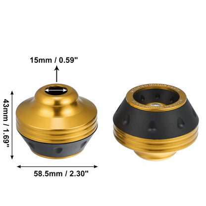 Pair Wheel Front Fork Frame Sliders for Make Model