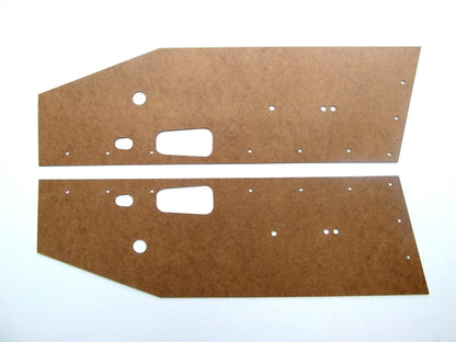 Door cards 2 x for Jaguar E-type S3 2+2 (1971–1975)
