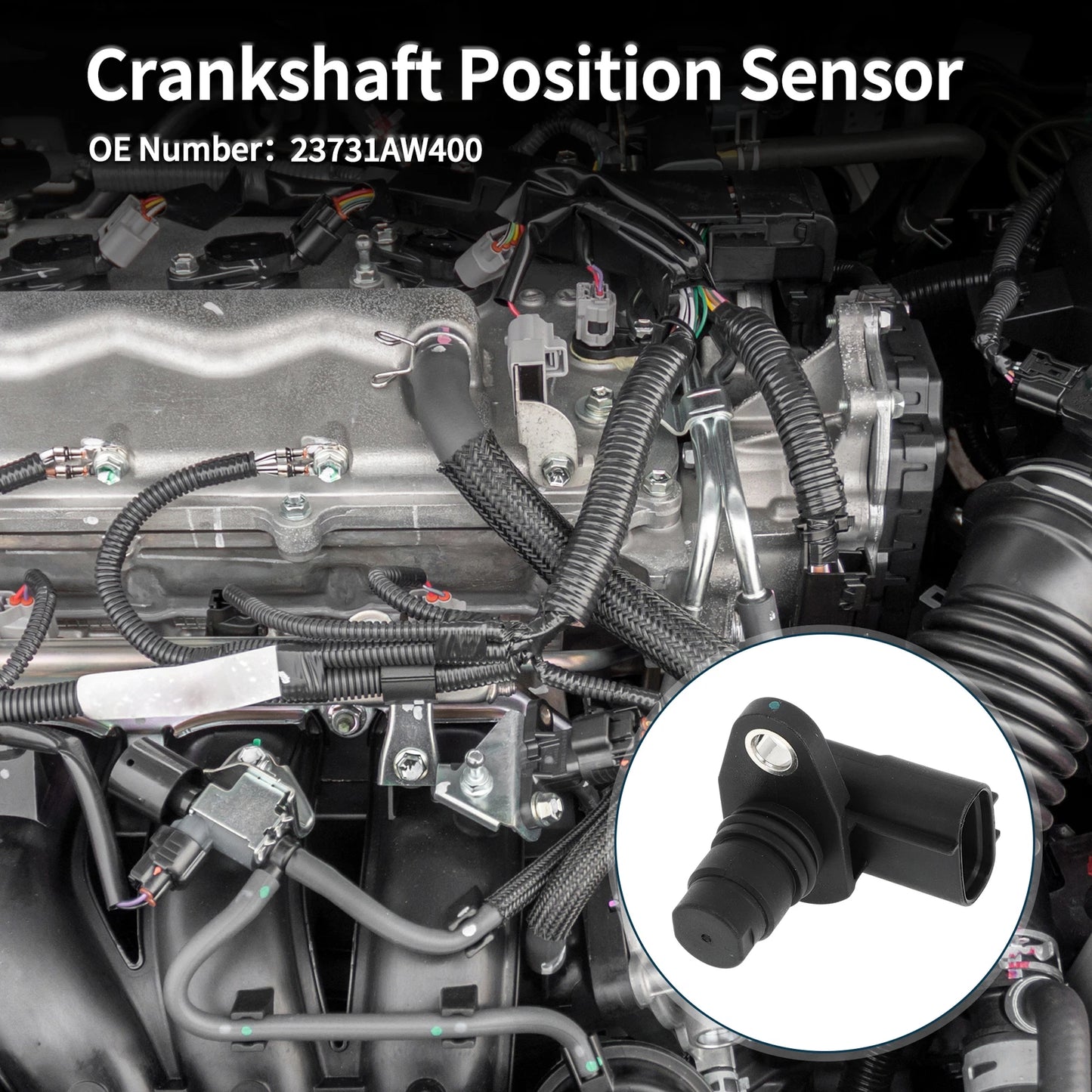 Crankshaft Position Sensor for NISSAN Primera 2.2Di (2002-2007) 1 Pc