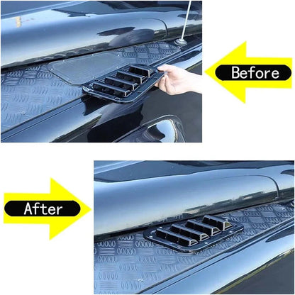 Front Hood Vent Trim Covers for Land Rover Defender 90 110 130 (2004-2019)