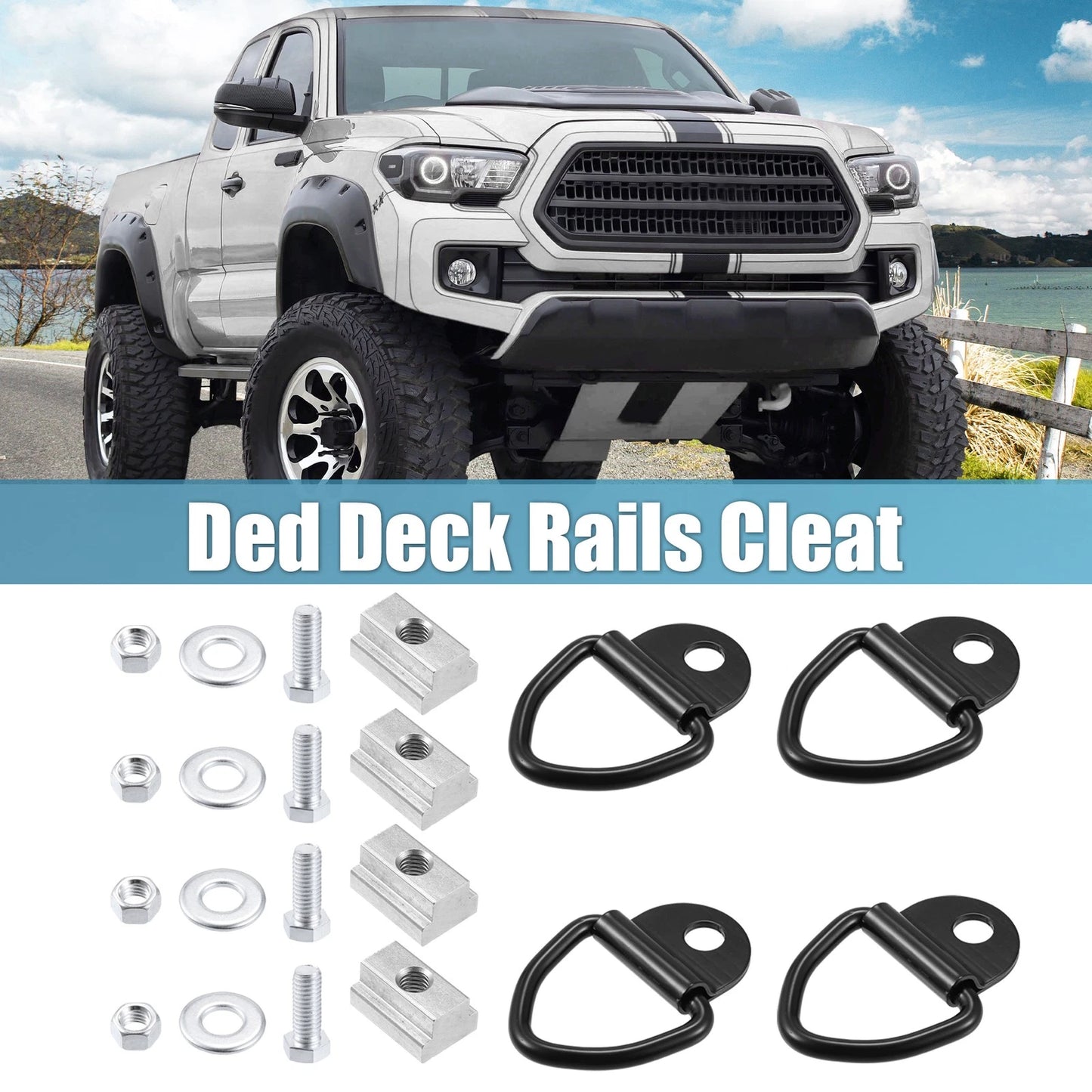 T Slot Nut 4 x Fits 3/8-16 Tie Down Anchors Ring for Toyota