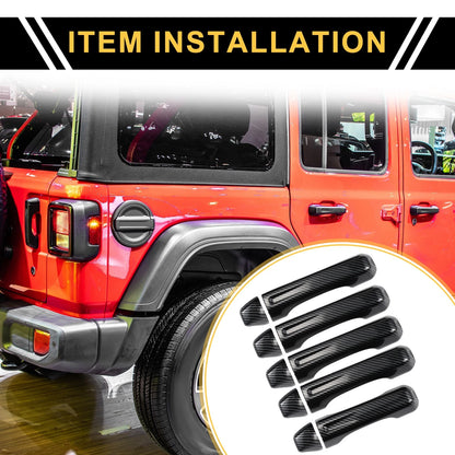 Set of Door Tailgate Handle Covers for Jeep Gladiator (2020-2023)