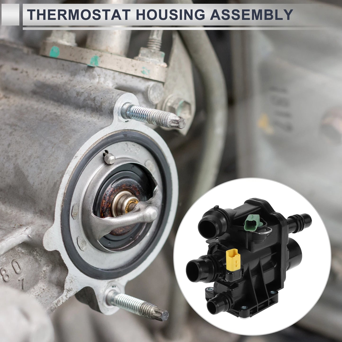 Engine Coolant Thermostat Housing for Peugeot 308 (2013-2021)
