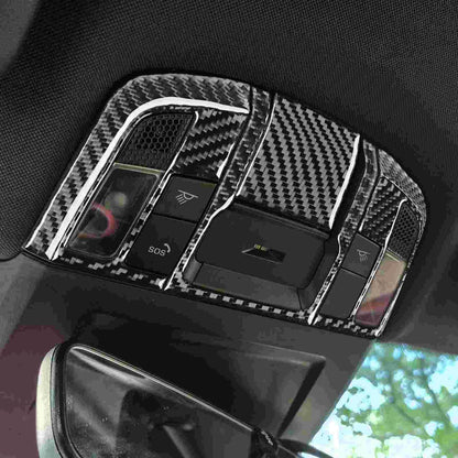 Soft Carbon Fiber Reading Light Panel Trim for Porsche 911 992 2019-2023