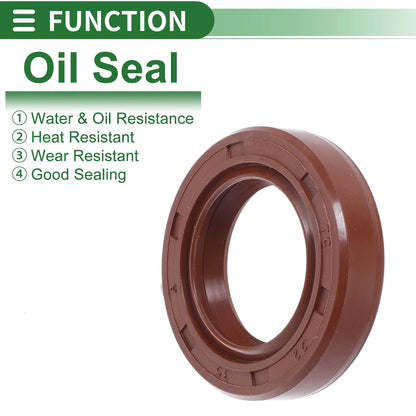 Oil Seal 22x35x8mm 5 x Seal Ring Rotary Shaft FKM Rubber for Make Model