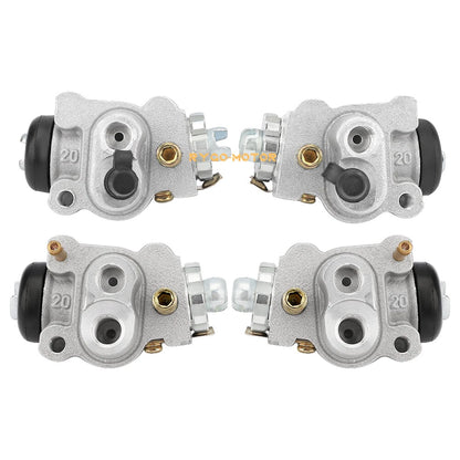 4Pcs Front Brake Wheel Cylinders for Honda TRX300FW Fourtrax 300 (1988–2000)