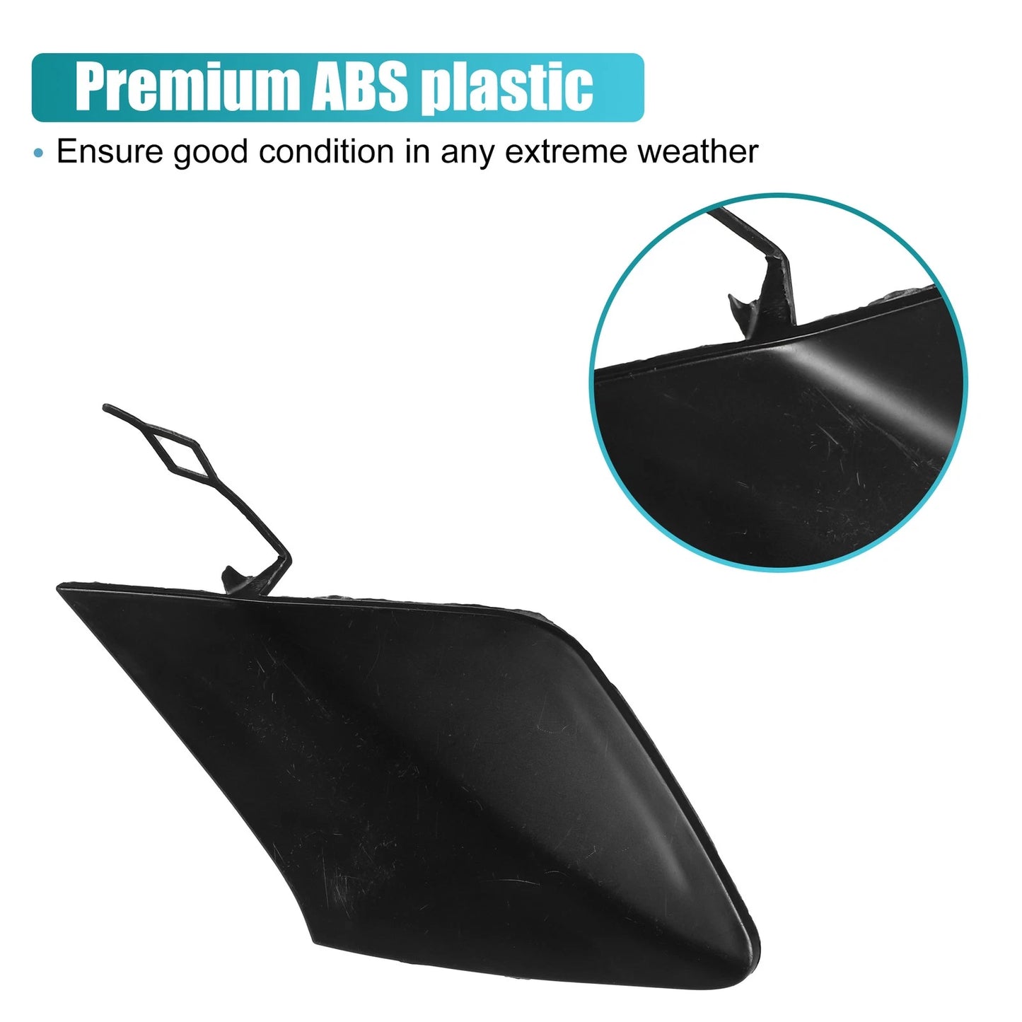 Unpainted Front Right Bumper Tow Hook Cover for Chevrolet