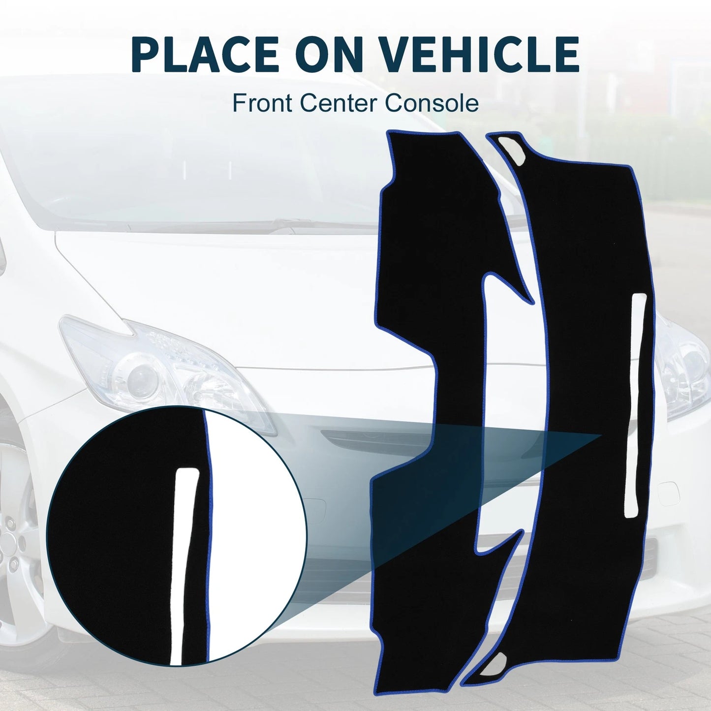 Dash Cover Mat for Toyota Prius ZVW55 Sun Protector (2016-2023)