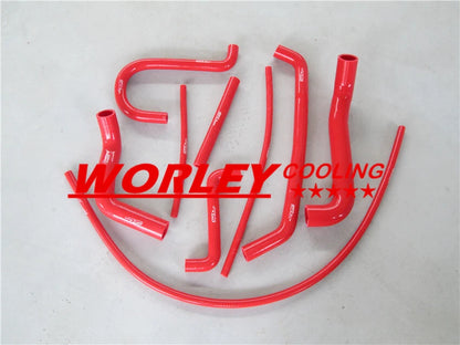 Silicone Radiator Coolant Hose Red for Ford Falcon AU1 AU2 4.0L 6 Cyl (98-02)