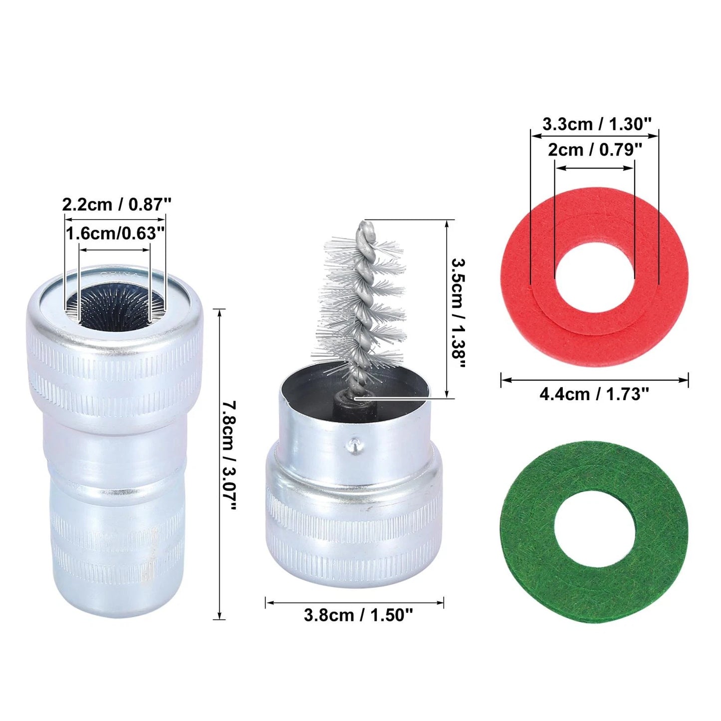 Marine Battery Terminal Washers Protector and Terminal Cleaning Brush for Car