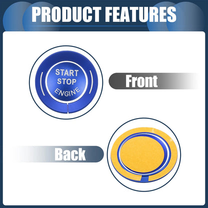 Engine Start Stop Button Cover Set for Nissan X-Trail T32 (2014-2023)
